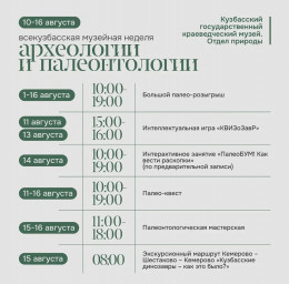 Всекузбасская неделя археологии и палеонтологии