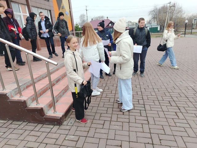 Раздача листовок